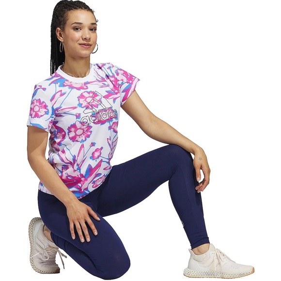 ADIDAS Blom G Tights Athletic Blue Size Small New - Picture 16 of 16